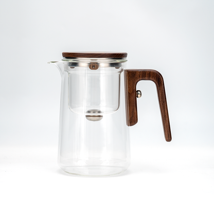 Walnut Wood Magnetic Teapot（1）